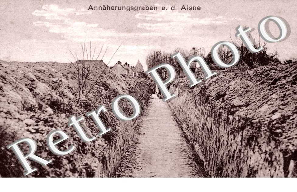 Annaherungsgraben a. d. Aisne