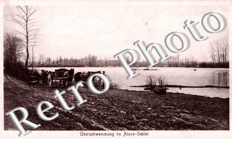 Uberschwemmung im Aisne Gebiet
