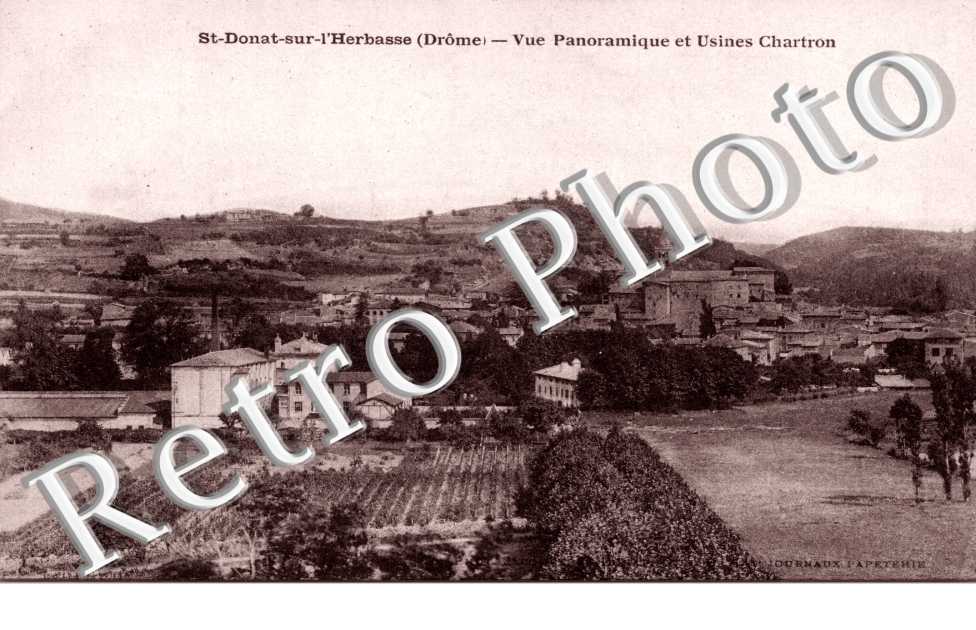 Vue panoramique et usines Chartron