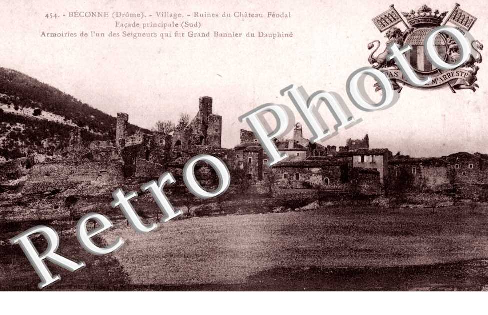 Beconne - Ruines du chateau feodal