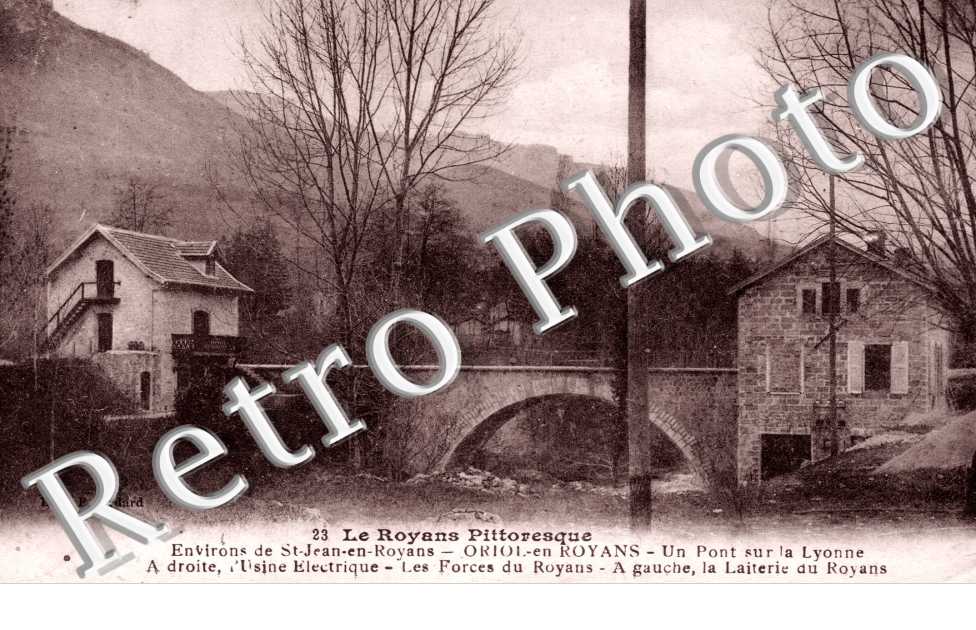 Un pont sur la Lyonne - usine electrique