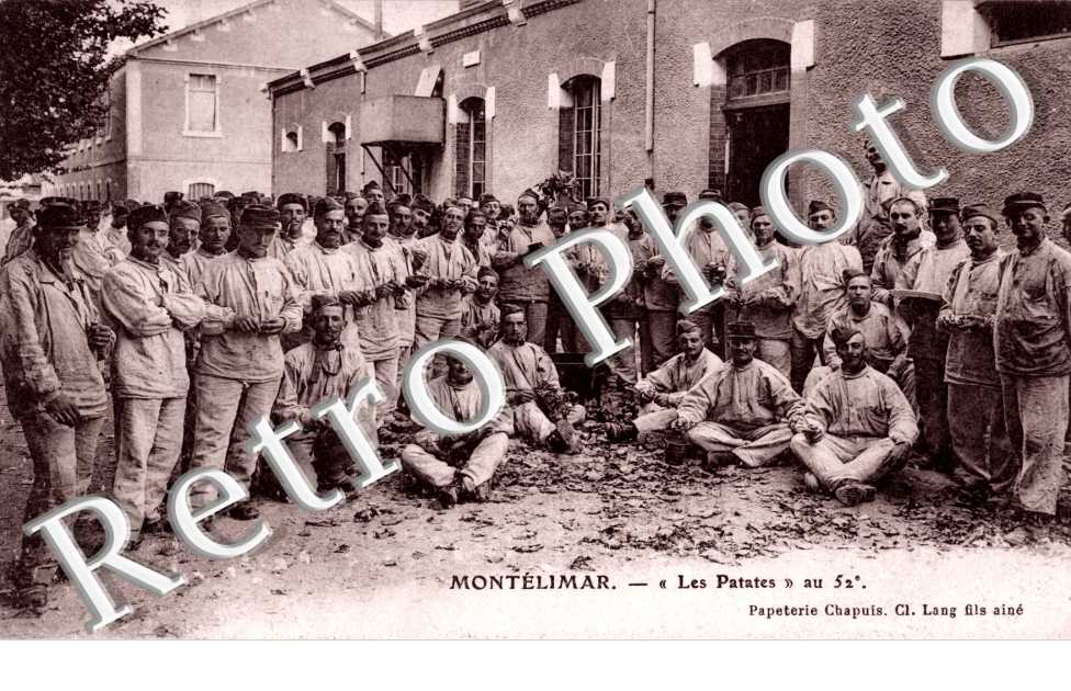Les patates au "52e"     - militaires