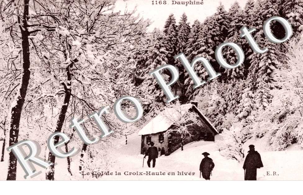 le col de la croix haute en hiver