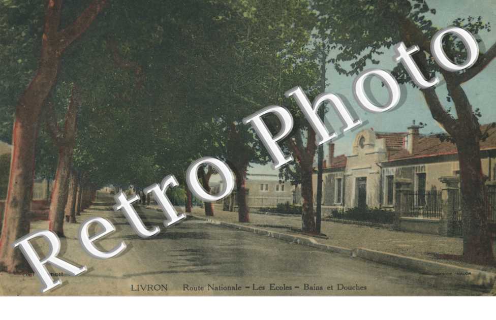 route nationale - les ecoles -bains et douches