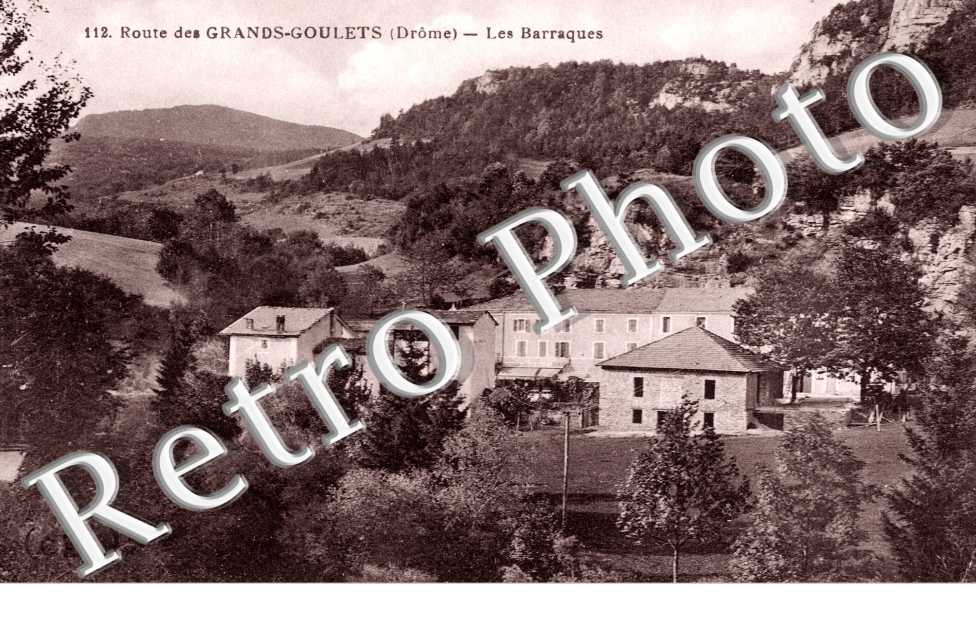 Route des grands Goulets - les barraques