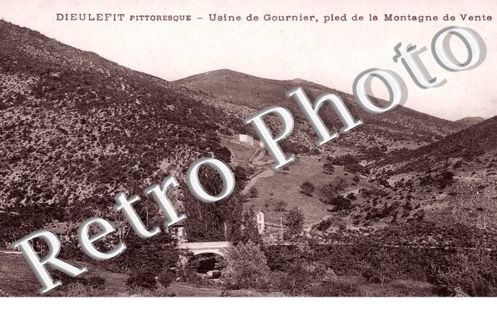 Usine de Gournier, pied de la Montagne de Vente