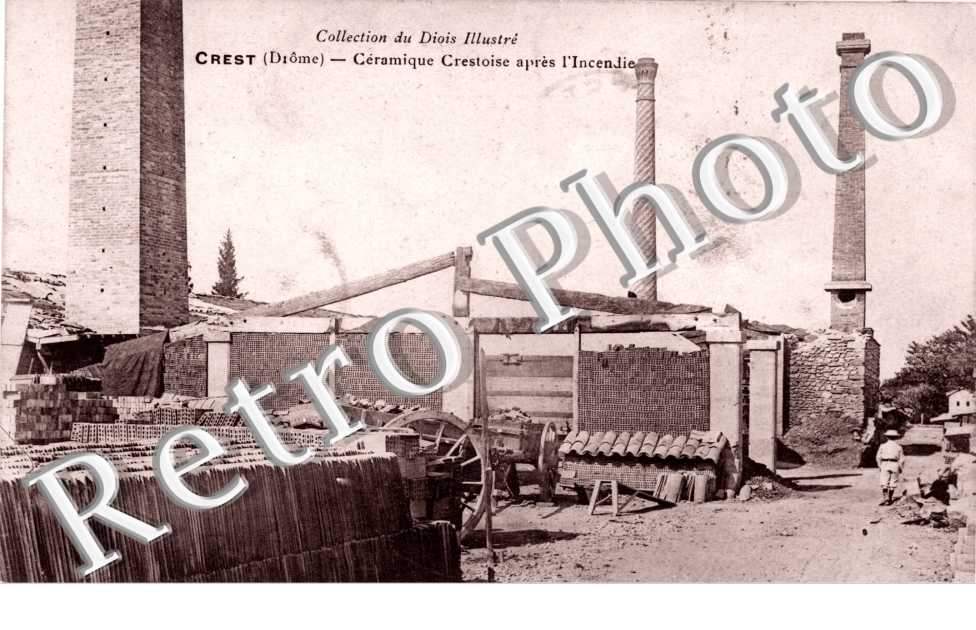 Ceramique Crestoise apres l'incendie