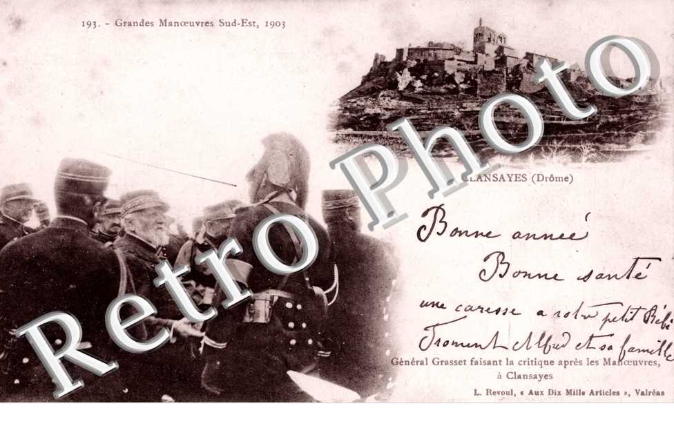 General Grasset - Grandes manoeuvres Sud-Est