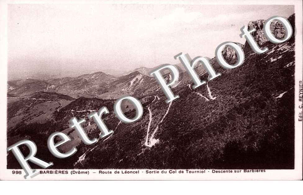 Route de Leoncel - sortie du col de Tourniol