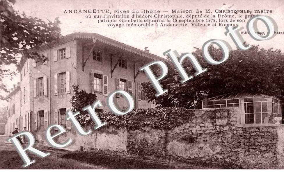 Maison de M. Christophle, maire