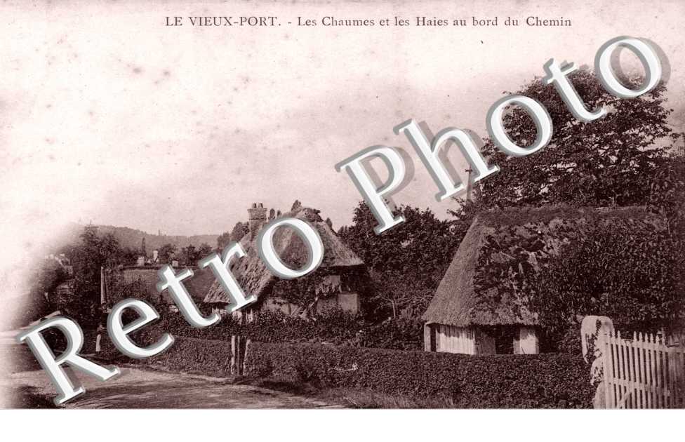 Les chaumes et les haies au bord du chemin