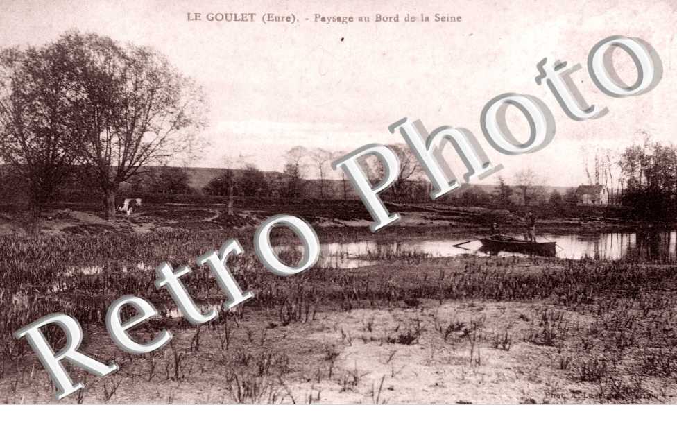 Le Goulet - Paysage au bord de la Seine