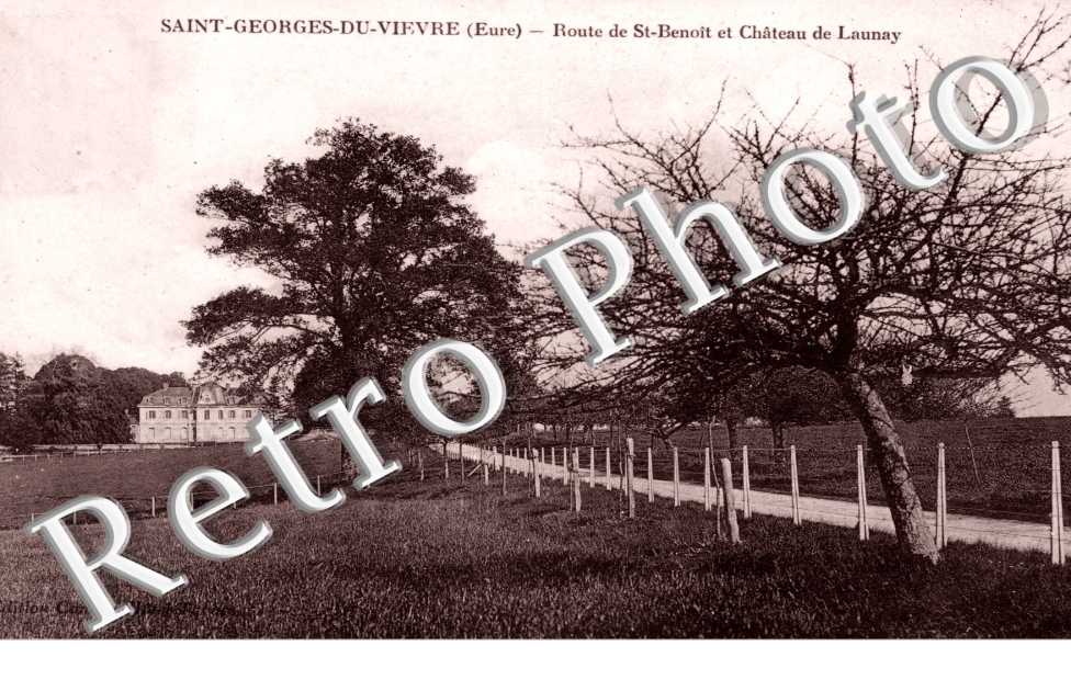 Route de St Benoit - chateau de Launay