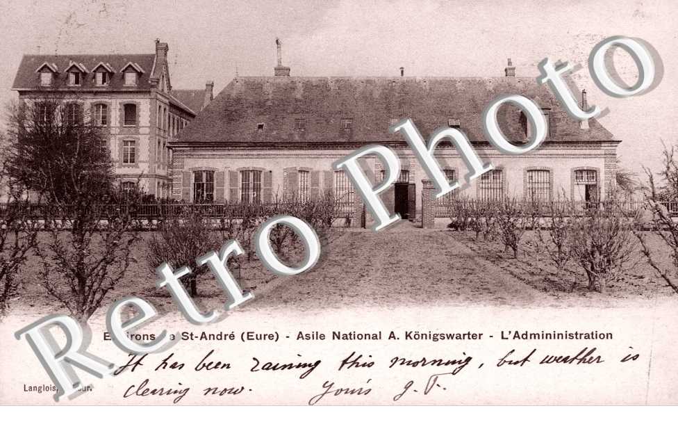 Asile national A. Konigswarter, l&#039;Administration