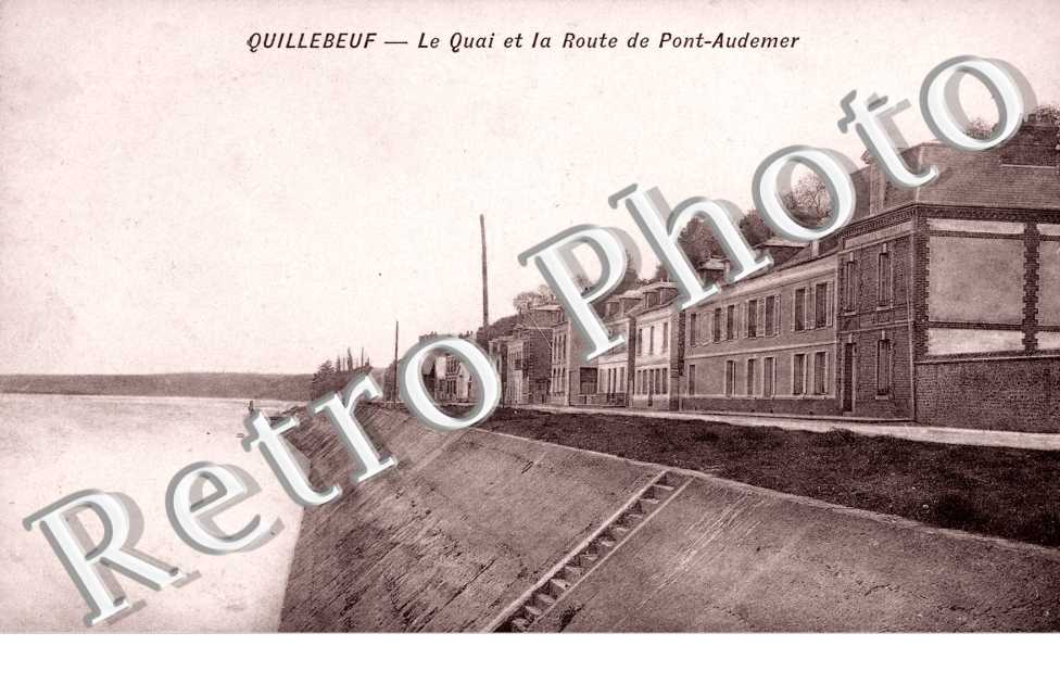 Le Quai et la Route de Pont Audemer
