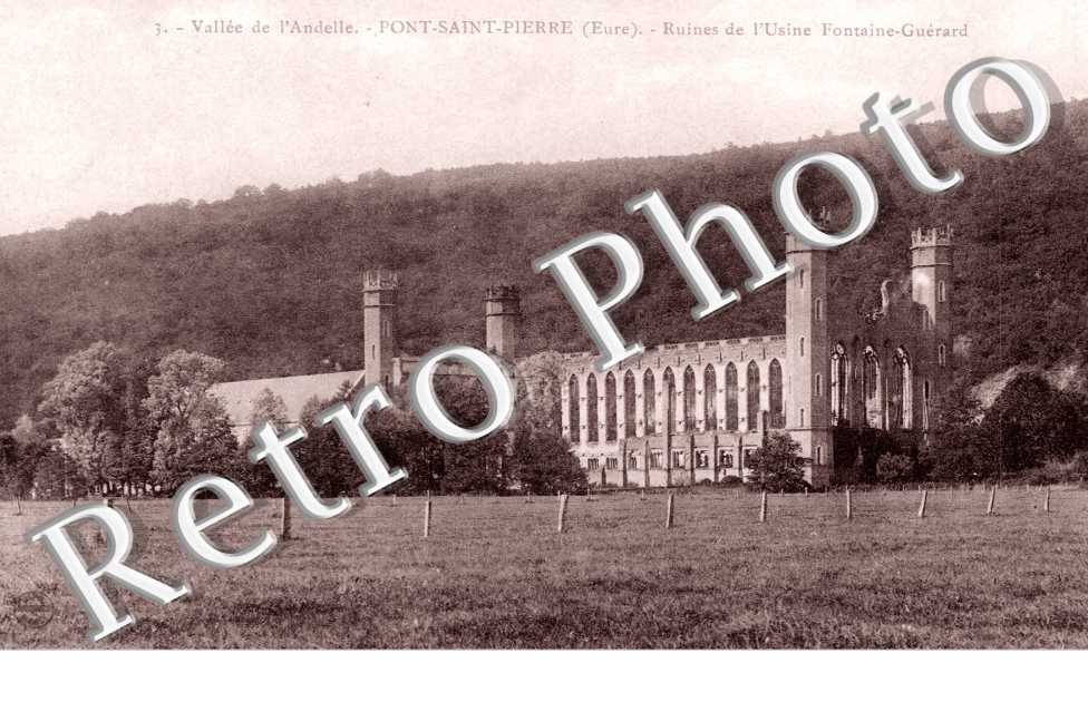 ruines de l'usine fontaine guerard