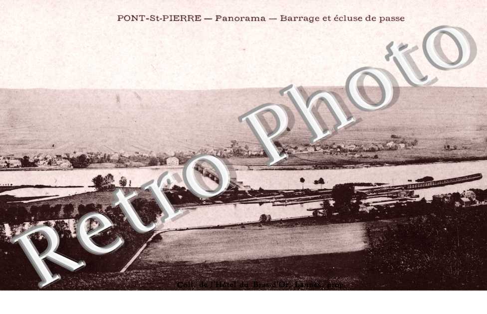 Panorama, Barrage et Ecluse de passe