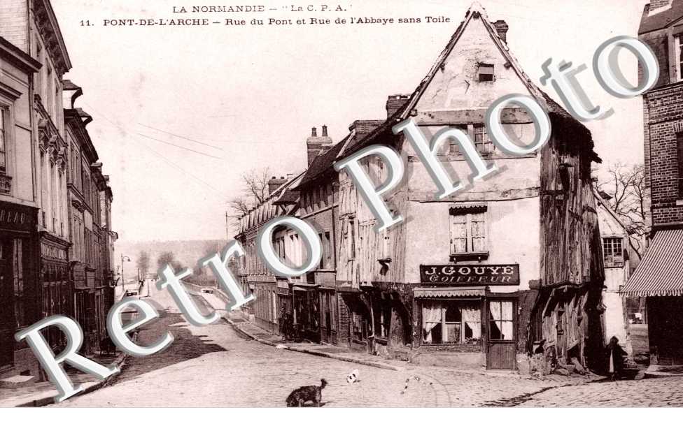 Rue du pont et rue de l&#039;abbaye sans toile