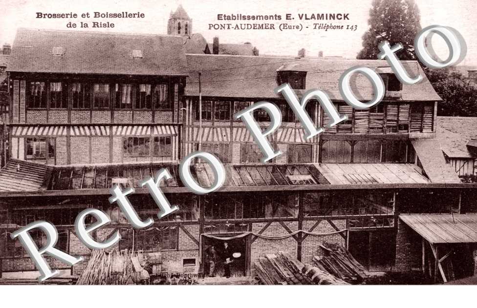 Brosserie et Boisellerie de la Risle, Etablissement E. Vlaminck