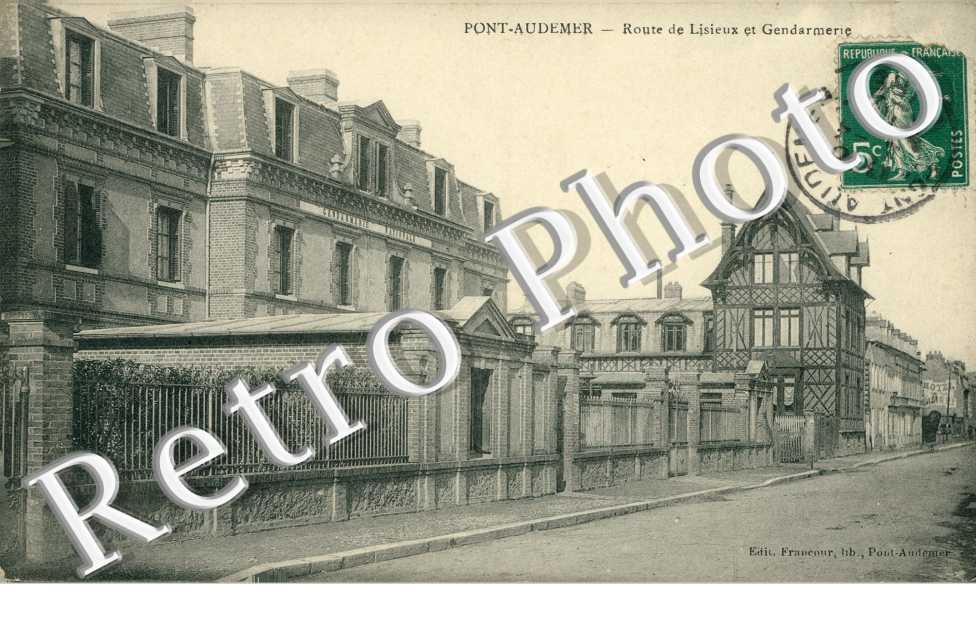 Route de Lisieux et Gendarmerie