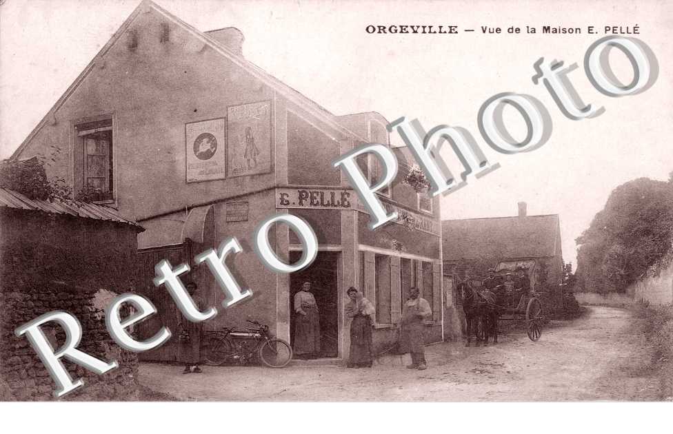 Orgeville, Vue de la Maison E. Pelle