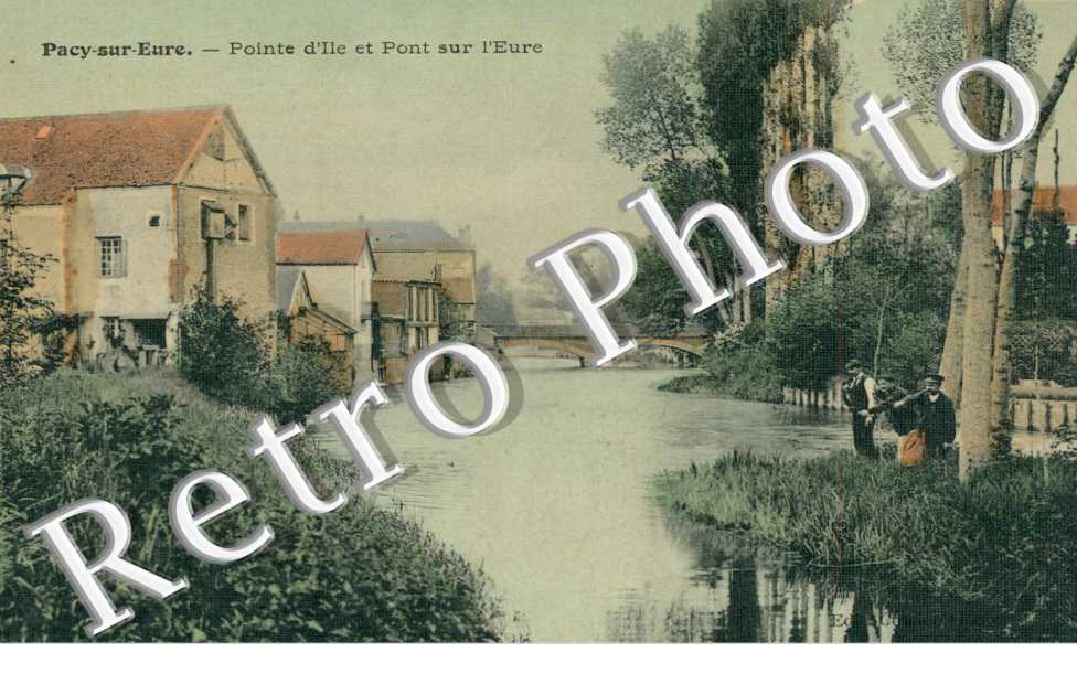 Pointe d'Ile et Pont sur l'Eure