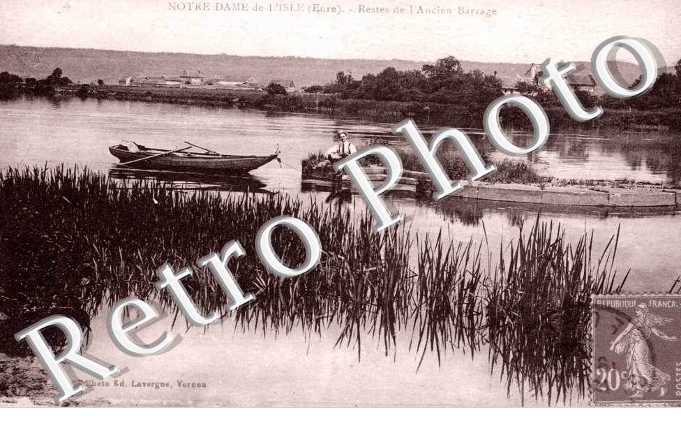 Restes de l&#039;ancien barrage   - Notre Dame de l&#039;Isle