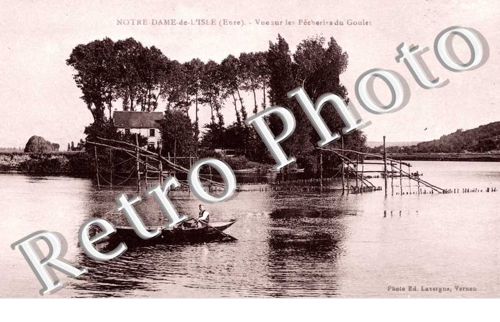 Vue sur les pecheries du Goulet   - Notre Dame de l&#039;Isle
