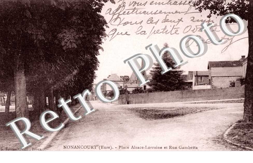 Place Alsace Lorraine et Rue Gambetta