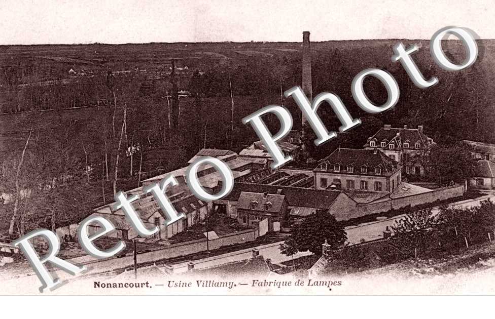 usine Villiamy, fabrique de lampes