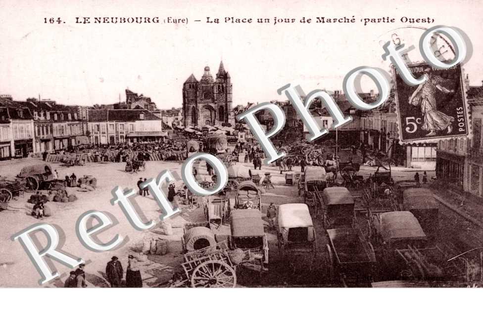 La place un jour de marche