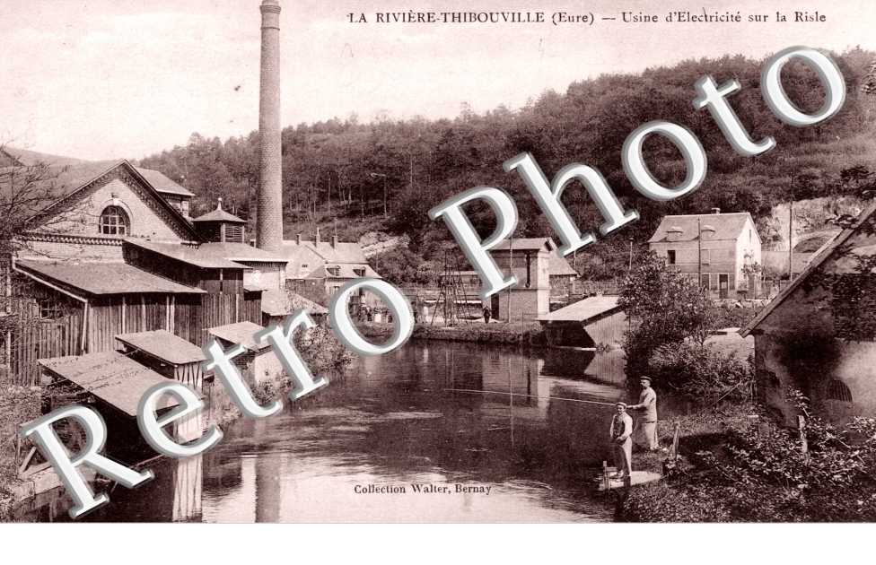 La riviere Thibouville - Usine d&#039;electricite sur la Risle