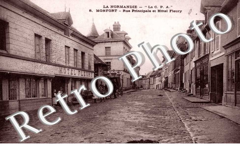 rue principale et hotel Fleury