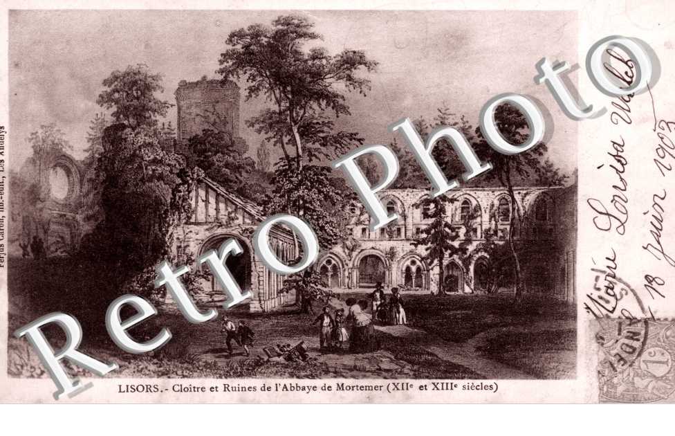 Cloitre et ruines de l&#039;abbayede Mortemer