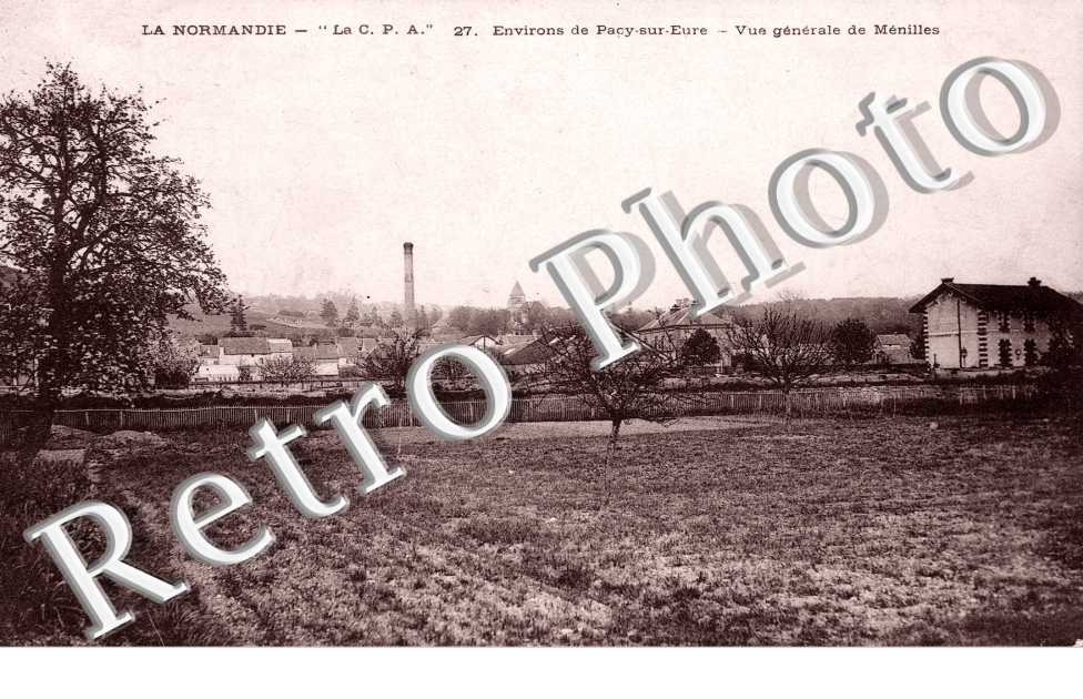 Vue generale de Menilles
