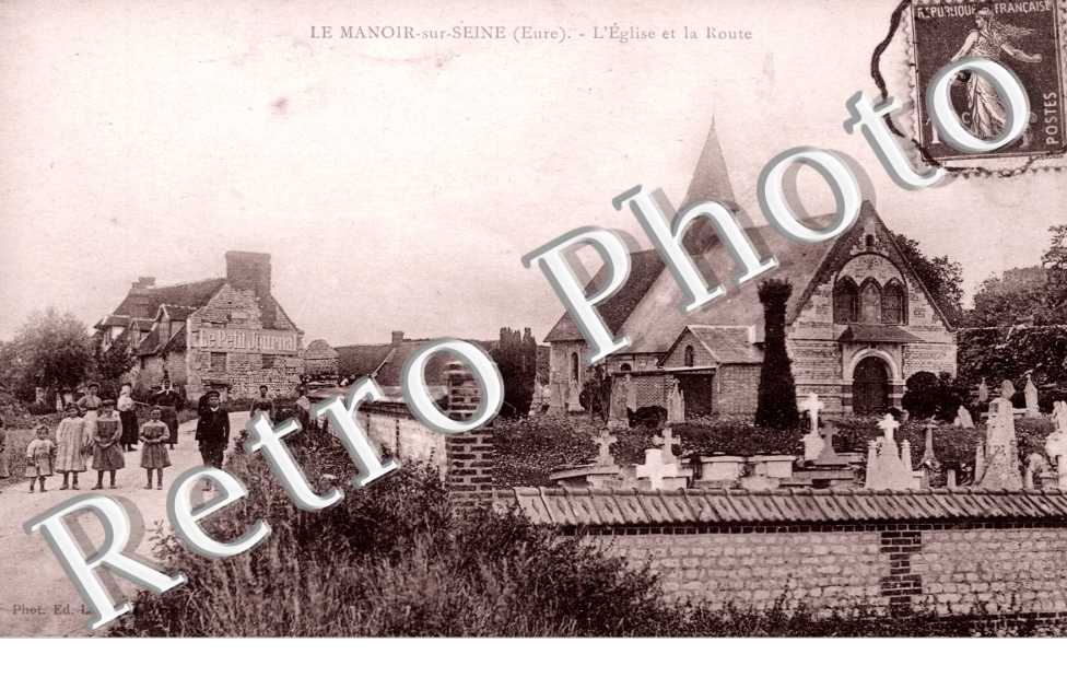 L&#039;eglise et la route