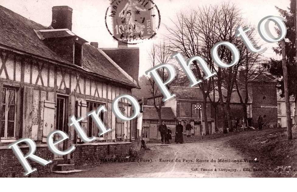 Entree du pays - route du menil-sous-Vienne