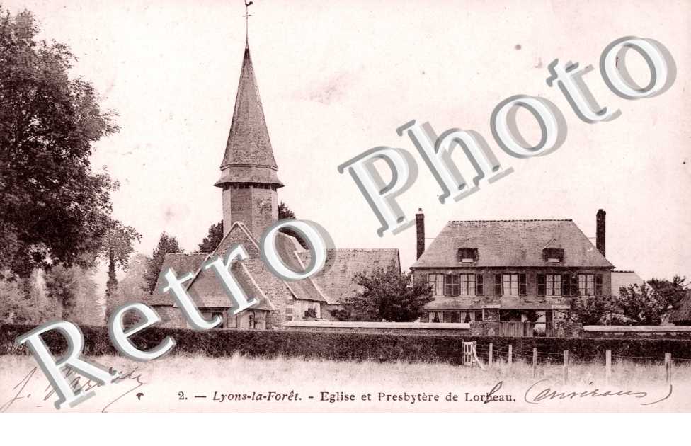 Eglise et presbytere - Lyons la foret