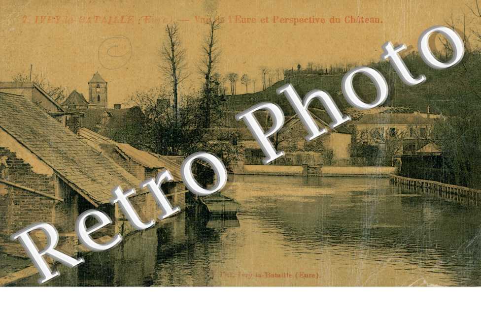vue de l'Eure et perspective du chateau
