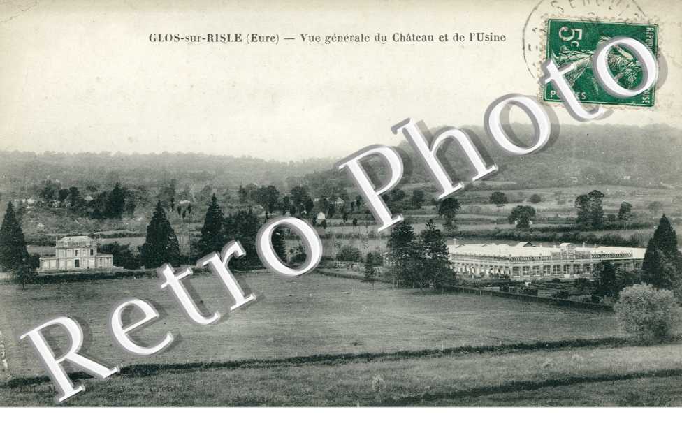 Vue générale du château et de l&#039;usine