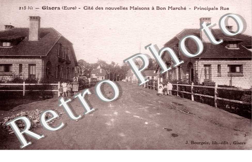 Principale Rue Cite des nouvelles maisons a Bon Marche
