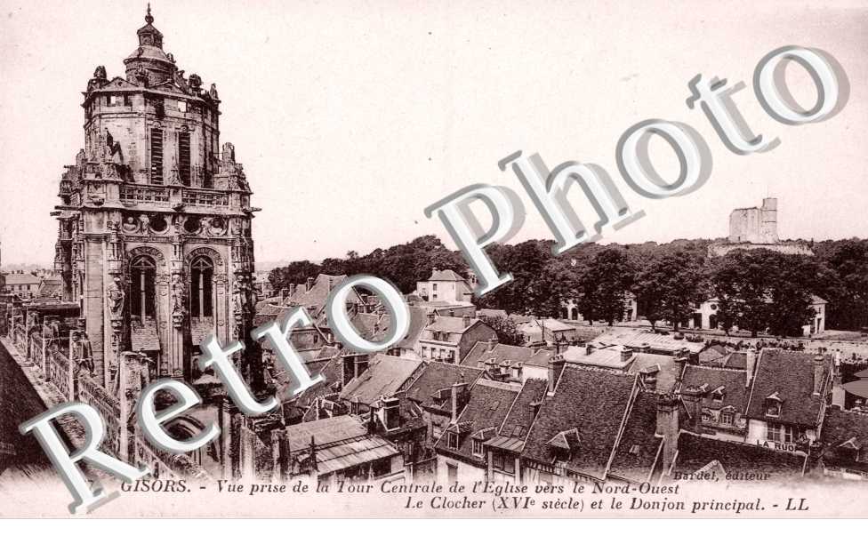 vue prise de la Tour centrale de l&#039;Eglise