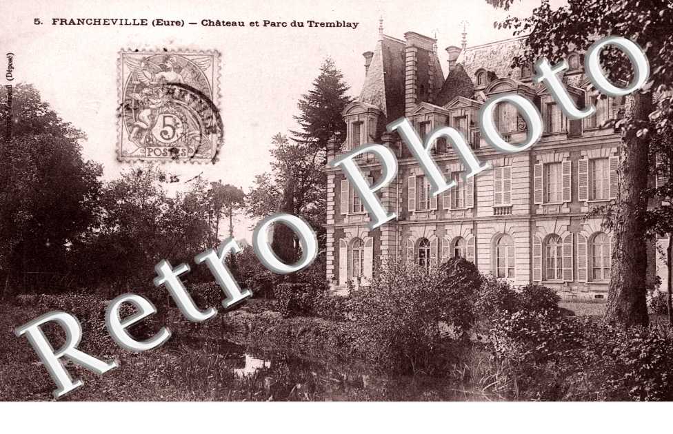 Chateau et parc du tremblay