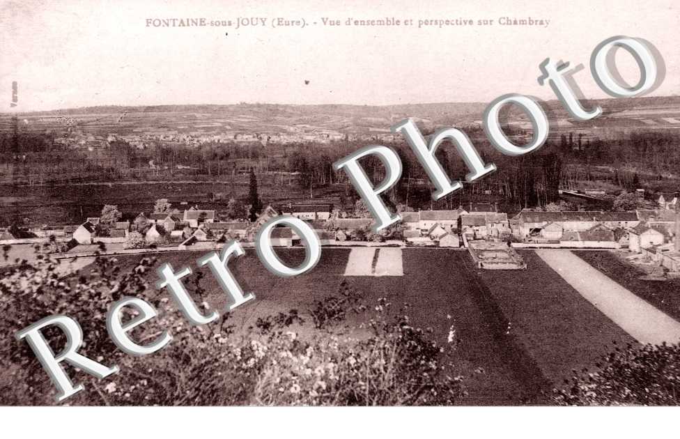 Vue d&#039;ensemble et perspective sur Chambray