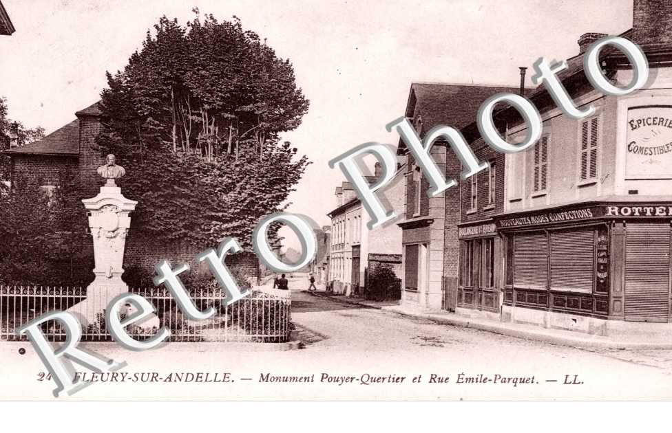 Monument Pouyer-Quertier et rue Emile-parquet
