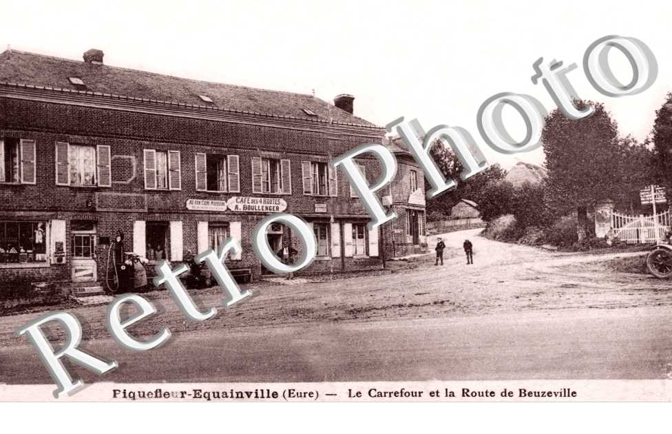 Carrefour et route de Beuzeville