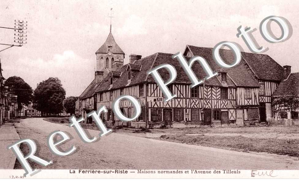 Maison normande et l&#039;avenue des Tilleuls