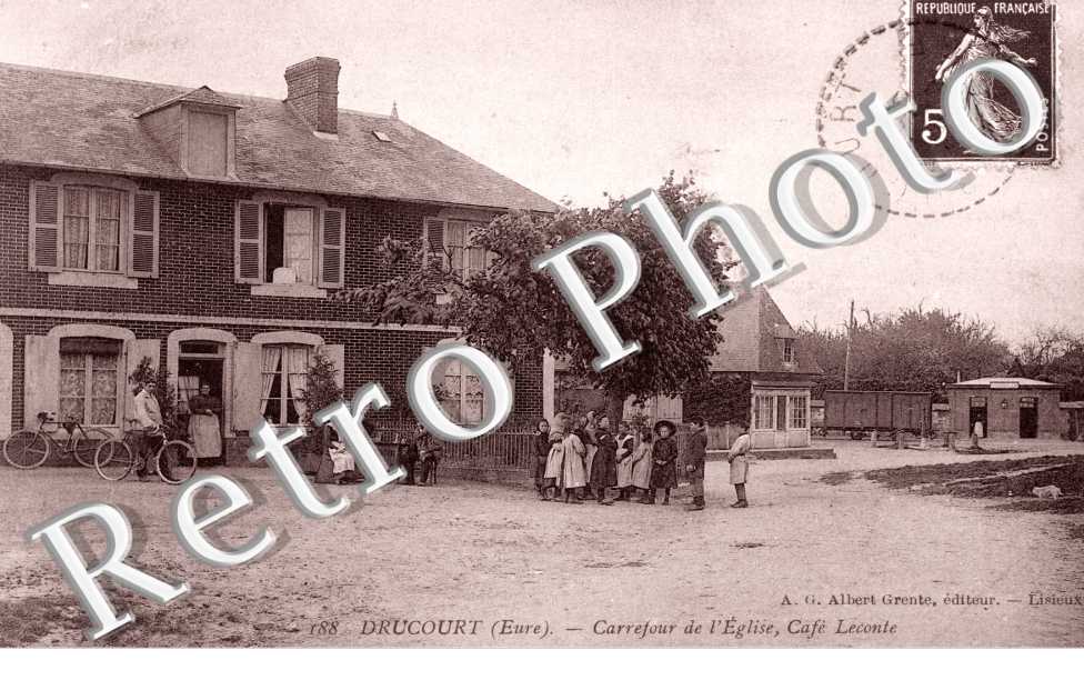 Carrefour de l&#039;eglise - cafe Leconte