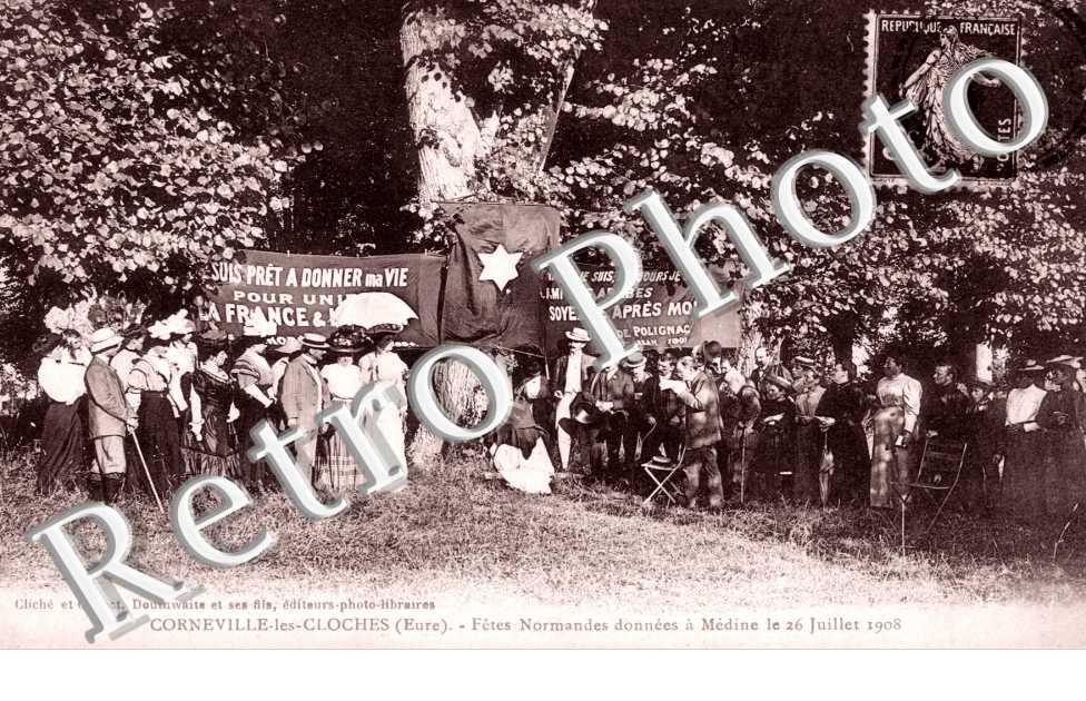 Fetes normandes donnees a medine le 26 juillet 1908