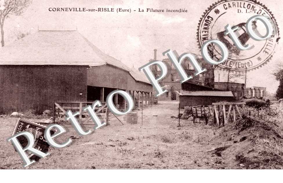 la Filature incendiee